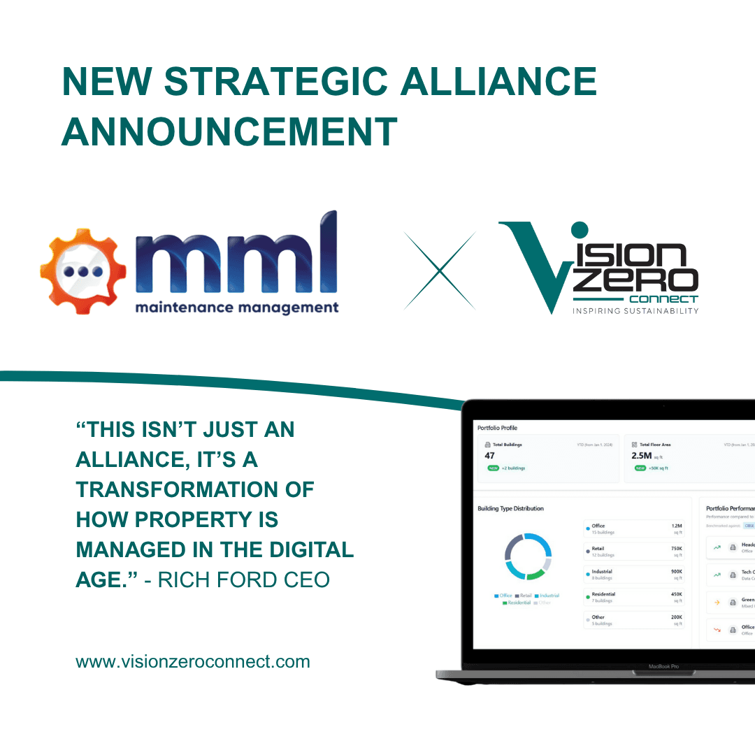Vision Zero Connect and MML Facilities Management Strategic Alliance Announcement